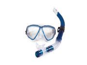 Blue Kona Pro Teen or Adult Scuba Mask and Snorkel Dive Set