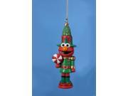 4 Sesame Street Elmo Nutcracker Christmas Figure Ornament