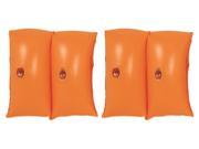 Set of 2 Orange Inflatable Swimming Pool Arm Floats for Kids 3 6 Years