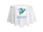 Pack of 2 Blue and White Hydrangea Decorative Flowers Table Runner 68