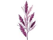 Pack of 6 Artificial Vibrant Purple Acanthus Sprays with Jewels and Glitter 33