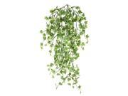 Pack of 6 Decorative Green Variegated Artificial Trailing Ivy Bush 22