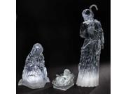 3 Piece Religious LED Holy Family Christmas Nativity Set Table Top Figures 23