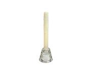 Pack of 6 Ivory White Flameless LED Battery Operated Christmas Honeycomb Taper Candles 9