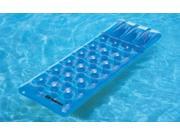 75 Inflatable Dark Blue 18 Pocket Stylish Swimming Pool Air Pocket Mattress