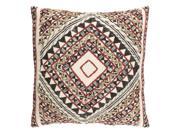 18 Chic Red and Desert Brown Woven Decorative Throw Pillow – Down Filler