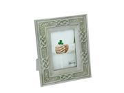 9 Decorative Light Sage Green Irish Inspired Celtic Knot Picture Frame 4 x 6