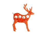 13 Decorative Red Wooden Reindeer Cut Out Christmas Table Top Decoration