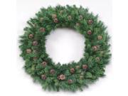 12 Cheyenne Pine Artificial Commercial Christmas Wreath with Pine Cones Unlit