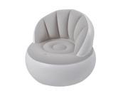 33.5 White and Gray Inflatable Indoor Outdoor Easigo Armchair