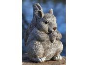 10.25 Pudgy Pals Weather Finished Squirrel Spring Outdoor Garden Statue