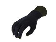 Unisex Navy Blue Knit Winter Magic Touchscreen Gloves One Size