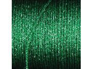 Green Glitter Woven Craft Cord 1.6mm x 100 Yards