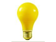 Pack of 25 Opaque Yellow E26 Base Replacement A19 Light Bulbs 25 Watts