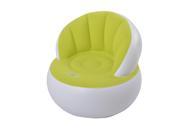33.5 White and Green Inflatable Indoor Outdoor Easigo Armchair
