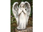 10.25 Joseph s Studio Contemporary Angel Kneeling in Prayer Religious Outdoor Garden Statue