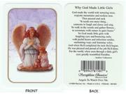 Club Pack Of 25 Seraphim Classics Why God Made Little Girls Prayer Cards 81581