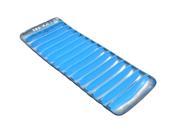 76 Blue and Gray Inflatable Sun Tanning Swimming Pool Mattress Raft
