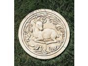 11.75 Taupe Sitting Fawn Decorative Round Outdoor Garden Patio Stepping Stone