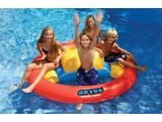 72 Water Sports Inflatable Floating Abyss Island Slide Swimming Pool Toy