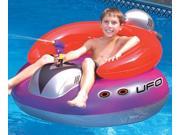 45 Water Sports Inflatable UFO Squirter Spaceship Swimming Pool Ride On Float