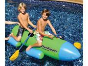 77 Water Sports Outrigger Inflatable Swimming Pool 2 Person Row About Raft