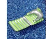 74 Water Sports Inflatable Green Swimming Pool Folding Lounge Chair Float