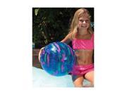 20 Water Sports Inflatable Blue Printed Beach Ball Swimming Pool Toy