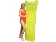 72 Water Sports Inflatable Yellow Swimming Pool Air Mattress