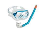 Children s Water Sports Blue Silicone Swimming Goggle and Snorkel Set