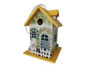 9.5 Fully Functional Blooming Flower Cottage Outdoor Garden Birdhouse