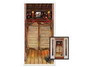 Club Pack of 12 Western Themed Saloon Door Cover Party Decorations 5
