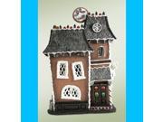 20 Lighted Haunted Gingerbread House Tabletop Halloween Decoration