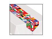 Club Pack of 12 Printed International Flag Table Runner 6