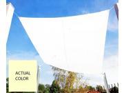 9.75 Ivory Square Outdoor Patio Sun Shade Tarp