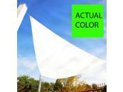 11.75 Bright Lime Green Triangular Outdoor Patio Sun Shade Tarp