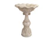 23 Outdoor Medium Style Bird Bath with an Elegant Design on the Sides