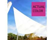 11.75 Bright Pink Triangular Outdoor Patio Sun Shade Tarp