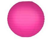 Pack of 5 Fuchsia Pink Garden Patio Round Chinese Paper Lantern 10