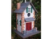 9.5 Fully Functional Brick Grove Street Cottage Outdoor Garden Birdhouse