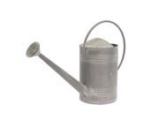 Set of 2 Silver Metal Watering Cans 14