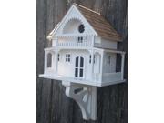 11 Fully Functional White Shelter Island Outdoor Garden Birdhouse