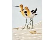 Pack of 9 Avocets Fine Art Embossed Deluxe Greeting Cards and Envelopes