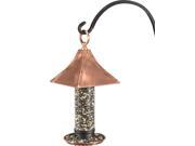 19 Large Handcrafted Copper Palazzo Outdoor Patio and Garden Bird Feeder