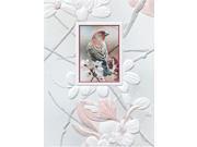 Pack of 9 Pretty Perch Fine Art Embossed Deluxe Greeting Cards and Envelopes