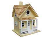 10 Fully Functional Yellow Beach Side Cottage Outdoor Garden Birdhouse