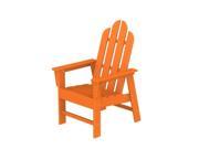 Recycled Sea Breeze Outdoor Patio Adirondack Dining Chair Orange Tangerine