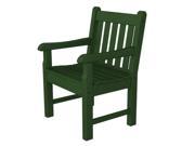 35.25 Recycled Earth Friendly Outdoor Patio Arm Chair Green