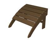 19 Recycled Venice Beach Outdoor Patio Adirondack Ottoman Raw Sienna