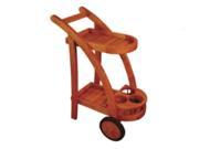 Nyatoh Hardwood Sturdy Patio Drink Trolley